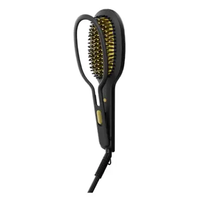 Porodo Ceramic Hair Straightener - Black & Gold
