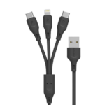 Porodo Charging Cable PVC 3 in 1 Cable
