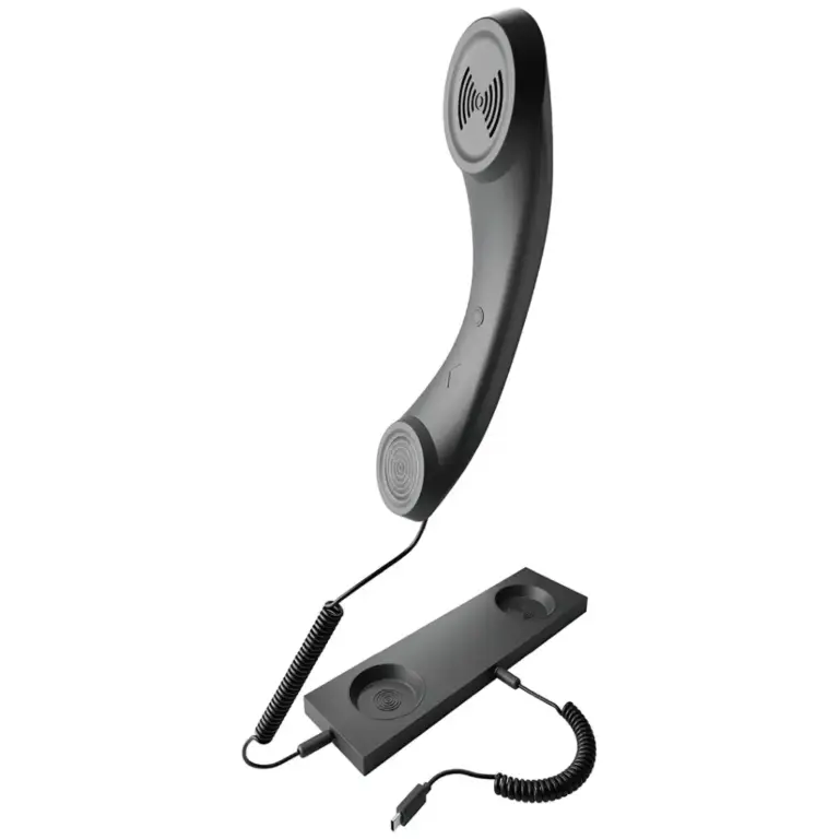 Porodo Classic Retro Phone Handset with Type-C Connector