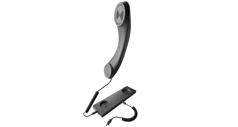 Porodo Classic Retro Phone Handset with Type-C Connector