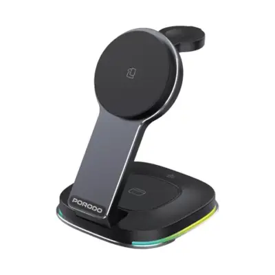 Porodo Compact Folding Wireless Charging Stand