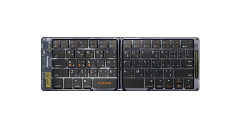 Porodo Crystal Shell Wireless Keyboard