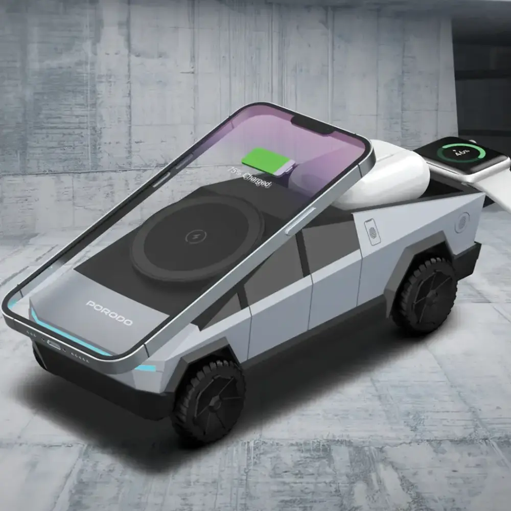 Cyber Dock Porodo Cyber Dock Wireless Charger with | Gadget Pulse Kenya
