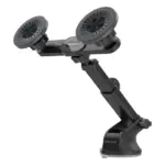 Porodo Dax-L Dual MagSafe Car Phone Mount with Adjustable Telescopic Arm