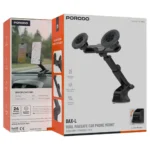 Porodo Dax-L Dual MagSafe Car Phone Mount with Adjustable Telescopic Arm
