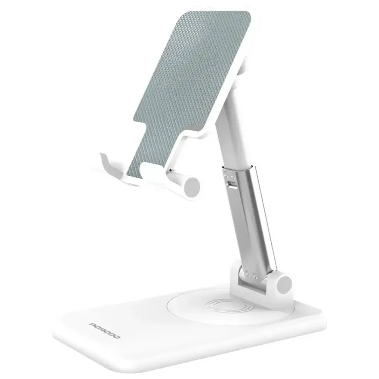 Porodo Desktop Phone & Tablet Stand with Adjustable Telescopic Rod