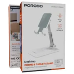 Porodo Desktop Phone & Tablet Stand with Adjustable Telescopic Rod