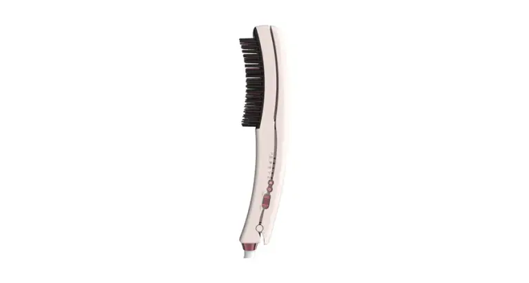 Porodo Dual-Mode Hair Straightening Brush with Detachable Comb
