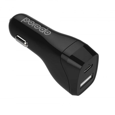 Porodo Dual Port Car Charger 30W / PD 18W