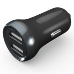 Porodo Dual Port Mini Car Charger 2.4A