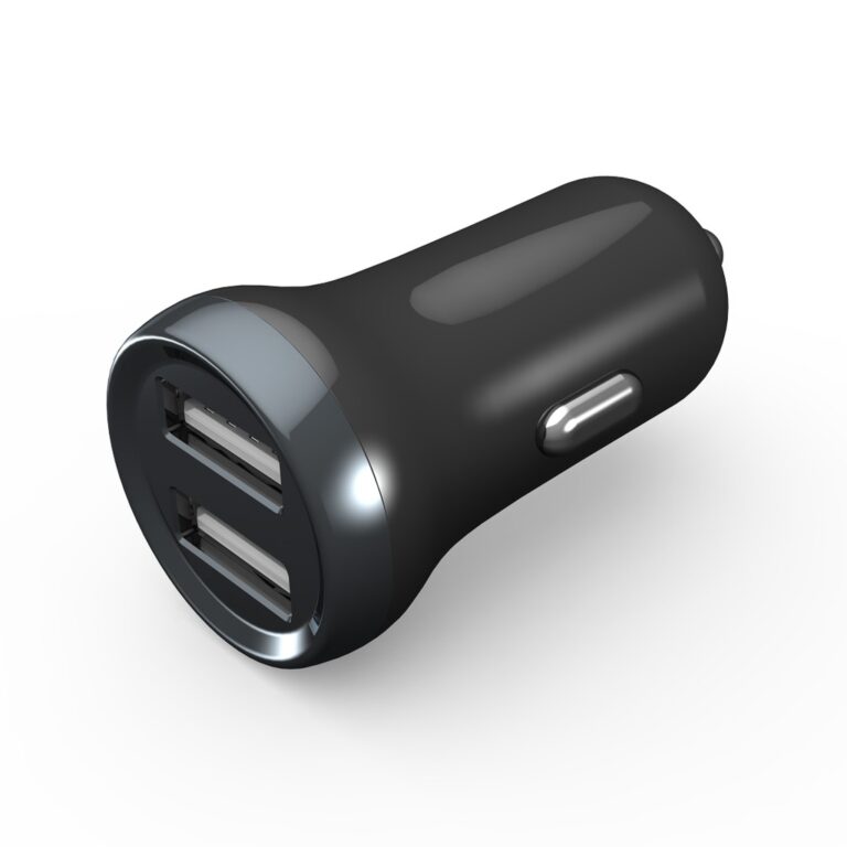 Porodo Dual Port Mini Car Charger 2.4A