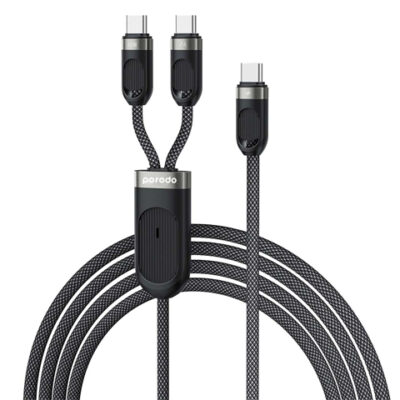 Porodo Dual Type-C Fast Charging Cable USB-C PD Input