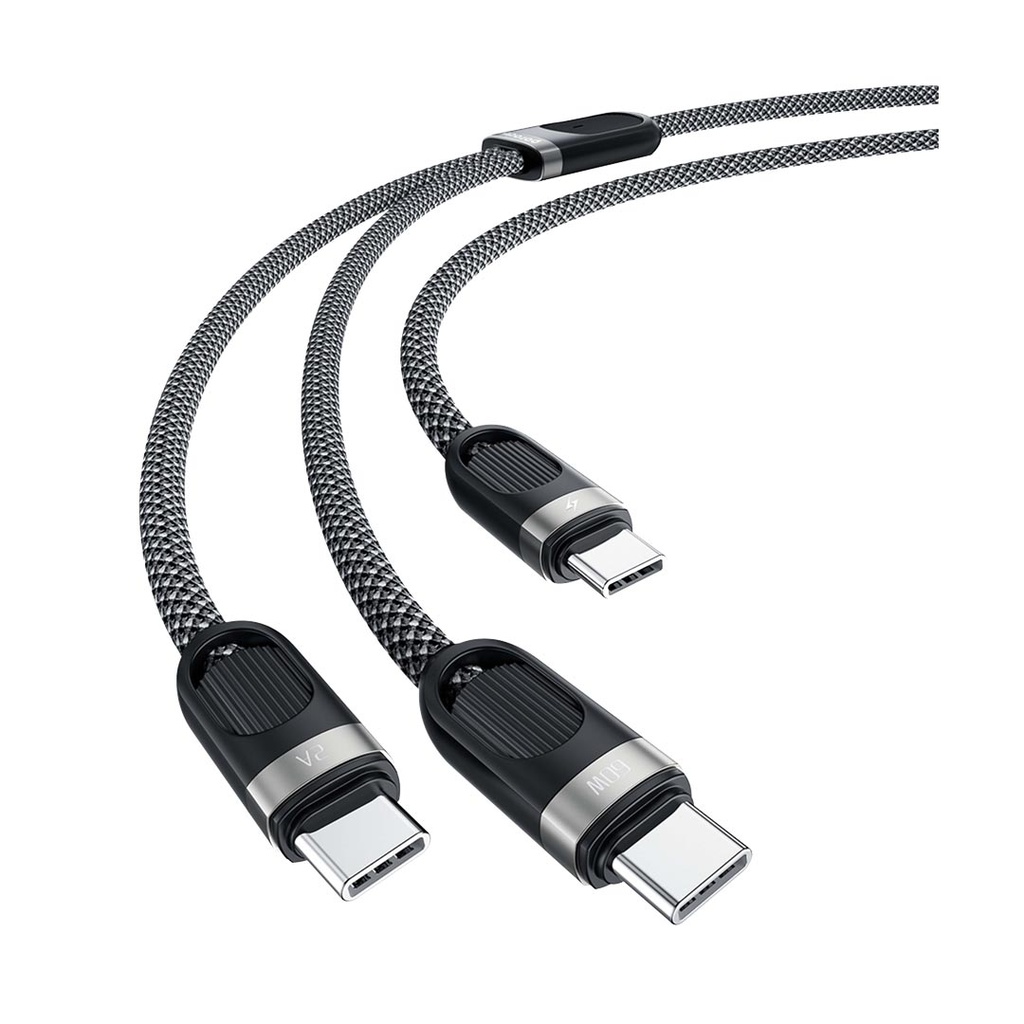 Porodo Dual Type-C Fast Charging Cable USB-C PD Input