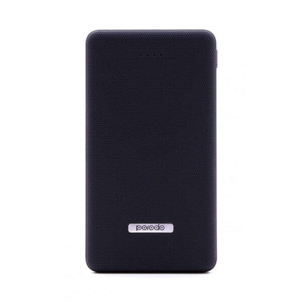 Porodo Dual USB Power Bank 10000mAh with Rubberised Surface