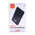 Porodo Dual USB Power Bank 10000mAh with Rubberised Surface