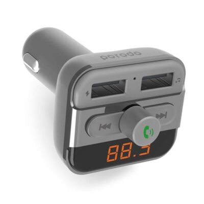 Porodo FM Transmitter and Fast Charging Car Charger 3.4 amp / 15 W