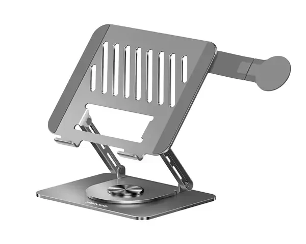 Porodo Foldable 360° Dual-Use Laptop Stand with MagSafe Phone Holder