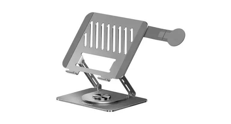 Porodo Foldable 360° Dual-Use Laptop Stand with MagSafe Phone Holder