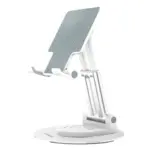 Porodo Foldable Phone & Tablet Desk Stand with Adjustable Telescopic Rod