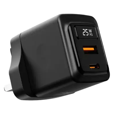 Porodo GaN 25W Dual-Port Wall Charger