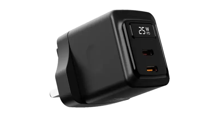 Porodo GaN 25W Dual USB-C Wall Charger