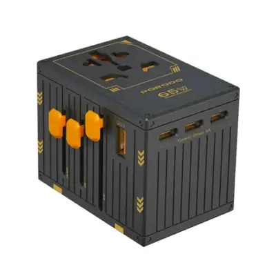 Porodo GaN 5-Port Travel Block Universal Charger