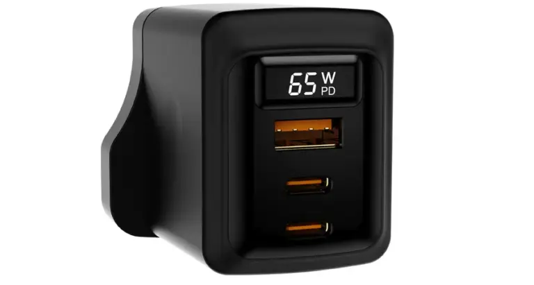Porodo GaN 65W Multi-Port Wall Charger