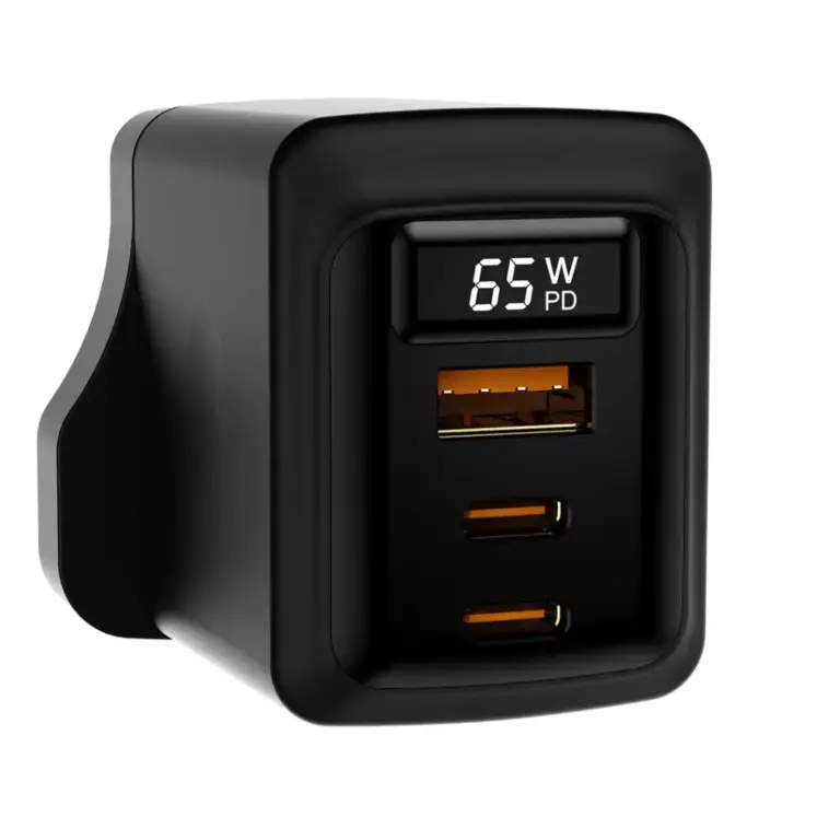Porodo GaN 65W Multi-Port Wall Charger