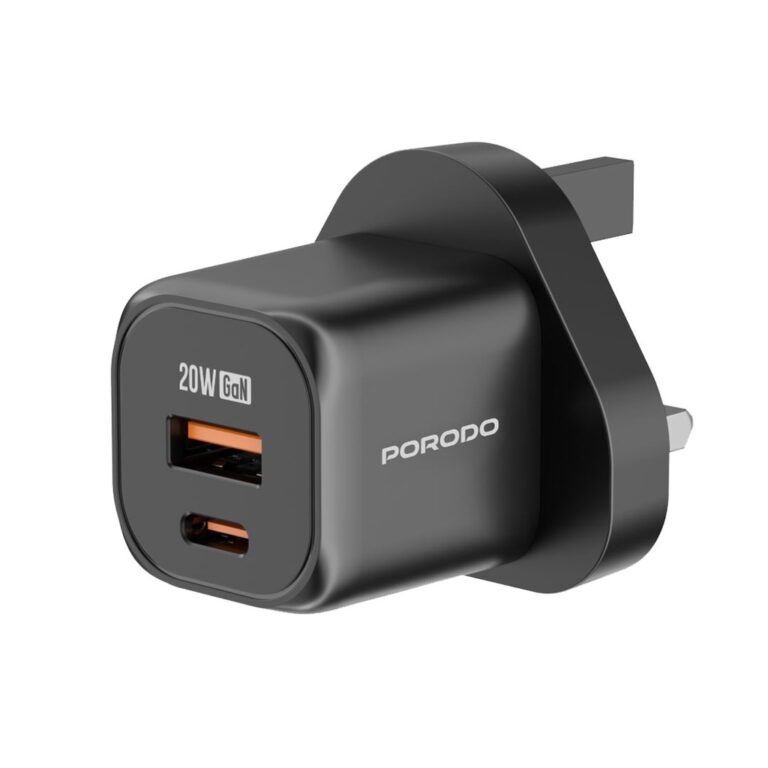 Porodo GaN Dual Port Wall Charger