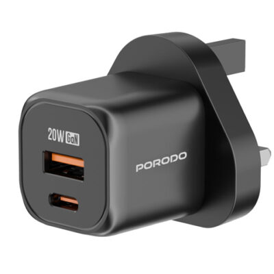 Porodo GaN Dual Port Wall Charger