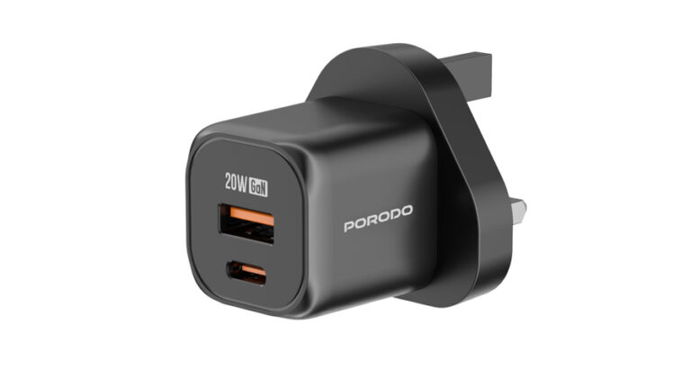 Porodo GaN Dual Port Wall Charger