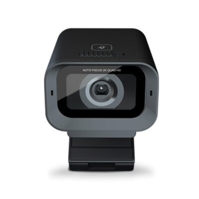 Porodo Gaming 2K 30fps Auto Focus Webcam with in-built Mic and Tripod