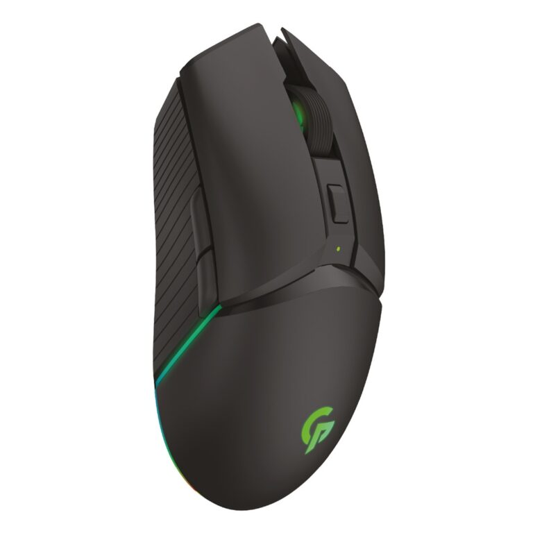 Porodo Gaming 7D Wireless RGB Mouse 10000 DPI with Built-In Rechargeable Battery 600mAh