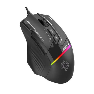 Porodo Gaming 8D RGB Wired Mouse DPI 7200