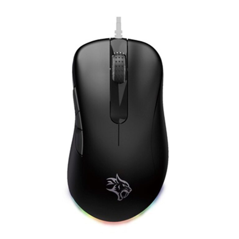 Porodo Gaming BlackHawk 8D Wired Gaming Mouse PWM3389 Sensor with TTC Switch