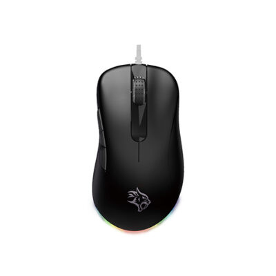 Porodo Gaming BlackHawk 8D Wired Gaming Mouse PWM3389 Sensor with TTC Switch