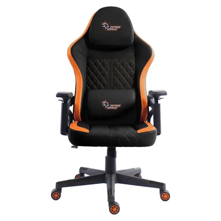 Porodo Gaming Ergonomic Gaming Chair - Black/Orange