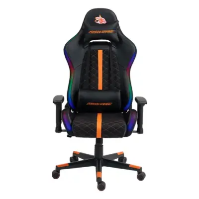Porodo Gaming Ergonomic RGB Gaming Chair - Black/Orange