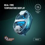Porodo Gaming Freezing Semiconductor Mobile Cooling and Display