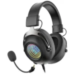 Porodo Gaming Infinity Mirror RGB Gaming Headset with Detachable Omnidirectional Mic