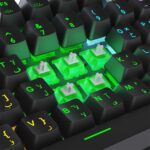 Porodo Gaming Mechanical Gaming Keyboard Ultra With Rainbow Lighting And Aluminum Panel