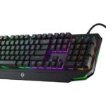 Porodo Gaming Mechanical Gaming Keyboard Ultra With Rainbow Lighting And Aluminum Panel