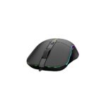 Porodo Gaming Mouse 7D Wired, 6 Breathing RGB, Rubberized Surface