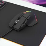 Porodo Gaming Mouse, 8D Wired with RGB Lighting Effects