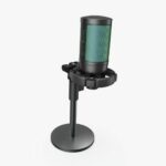 Porodo Gaming Professional RGB Condenser Microphone with Extension Stand