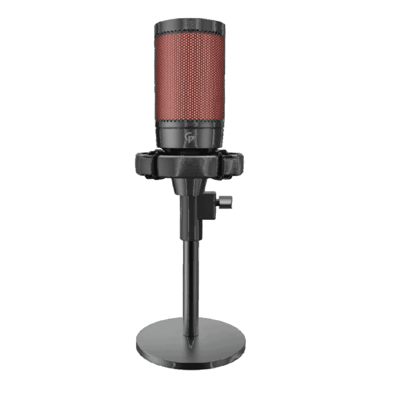 Porodo Gaming Professional RGB Condenser Microphone with Extension Stand