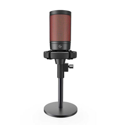 Porodo Gaming Professional RGB Condenser Microphone with Extension Stand