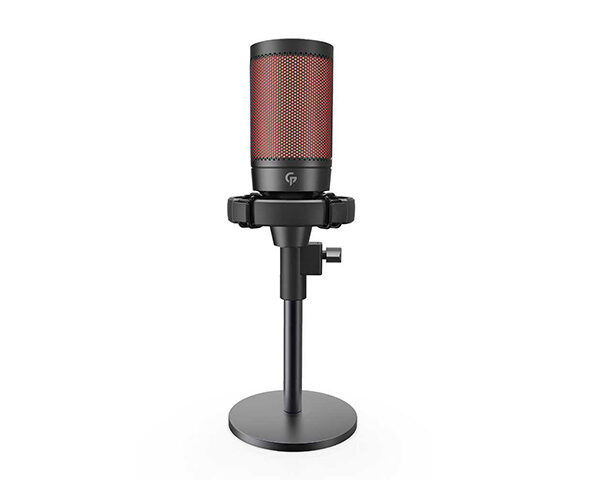 Porodo Gaming Professional RGB Condenser Microphone with Extension Stand