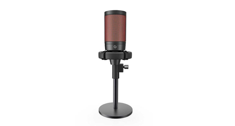 Porodo Gaming Professional RGB Condenser Microphone with Extension Stand