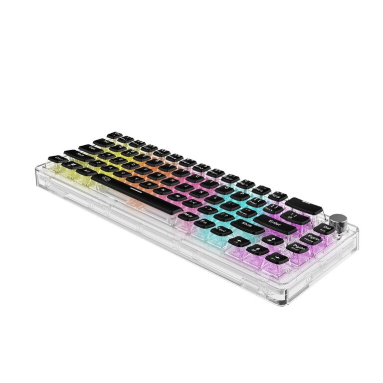 Porodo Gaming Pudding Keycaps Transparent Mechanical Keyboard